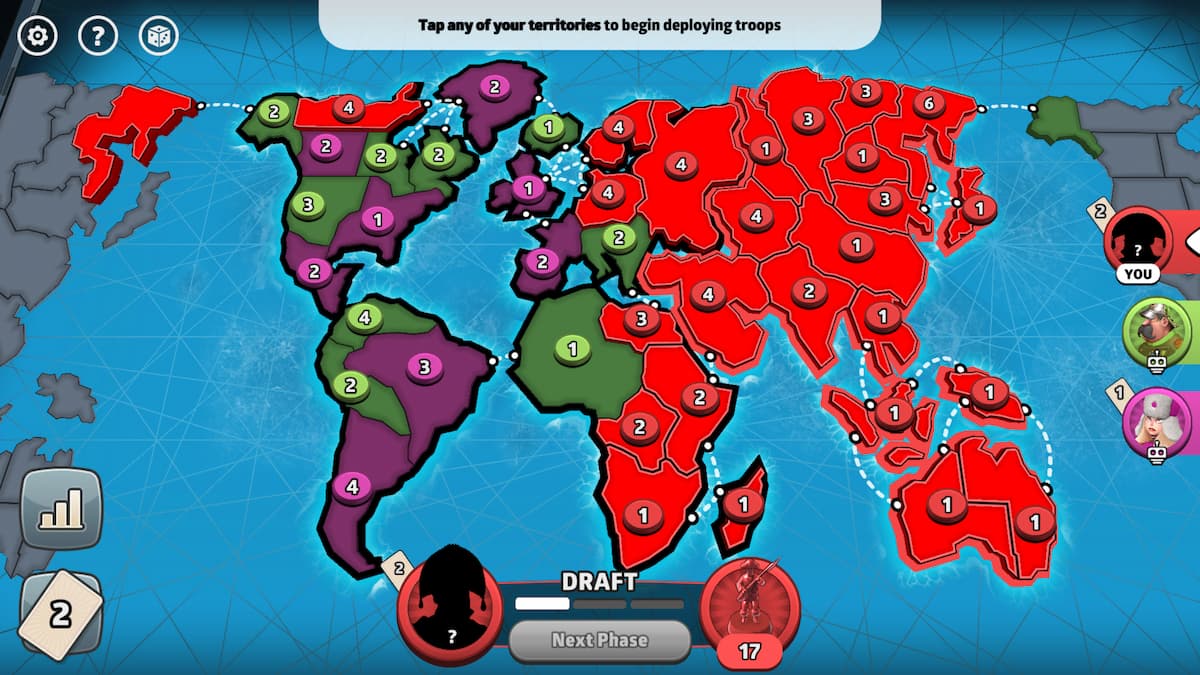 RISK: Global Domination プレイ写真